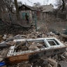 A view of damage due to armed conflict between Russia, Ukraine in Donetsk region under the control of pro-Russian separatists, eastern Ukraine on February 27, 2022. 
