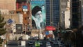 March 08, 2020: A huge mural of Ayatollah Seyyed Ali Khamenei Iran's Supreme Leader painted next to a smaller one of Ayatollah Ruhollah Khomeini (R) seen on Motahari street on March 8, 2020 in Tehran, Iran. The message on the wall reads "The power and influence and dignity of America in the world is on the fall and extermination" and on top of the building, another slogan reads "We are standing till the end". (Photo by Kaveh Kazemi/Getty Images) - Fox News