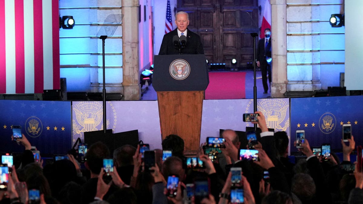 U.S. President Biden visits Poland