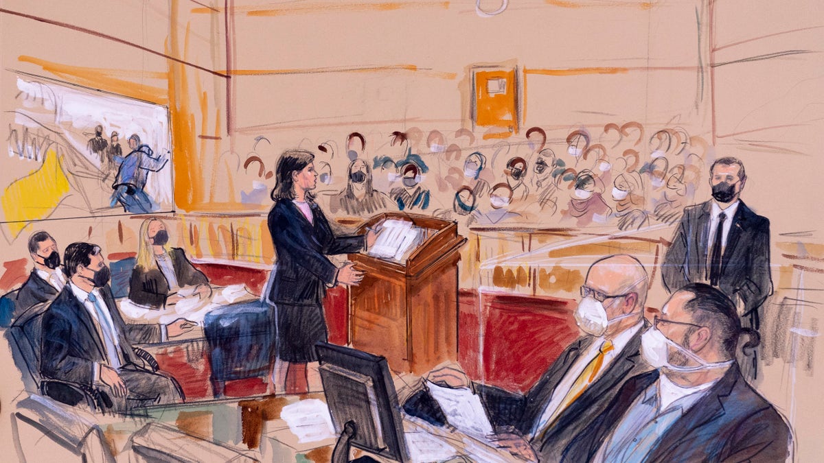 Sketch from Guy Reffit trial Jan 6