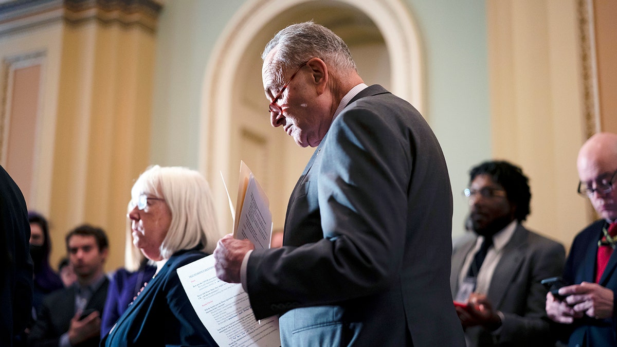 Senate Majority Leader Chuck Schumer, D-N.Y.