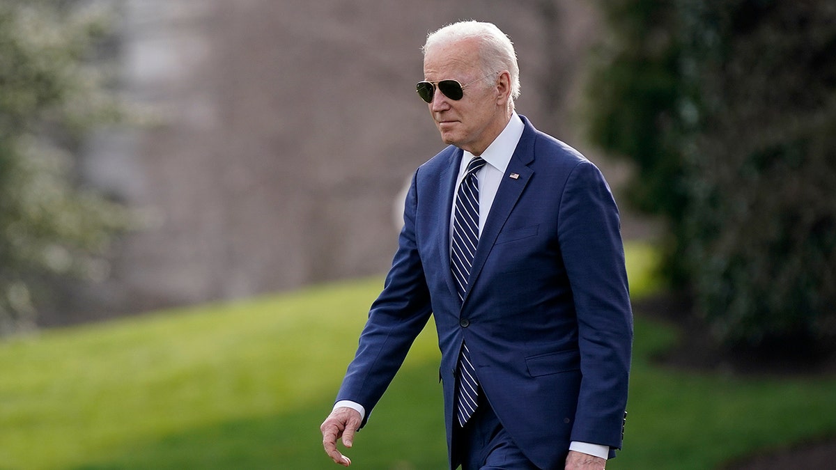 Biden walking