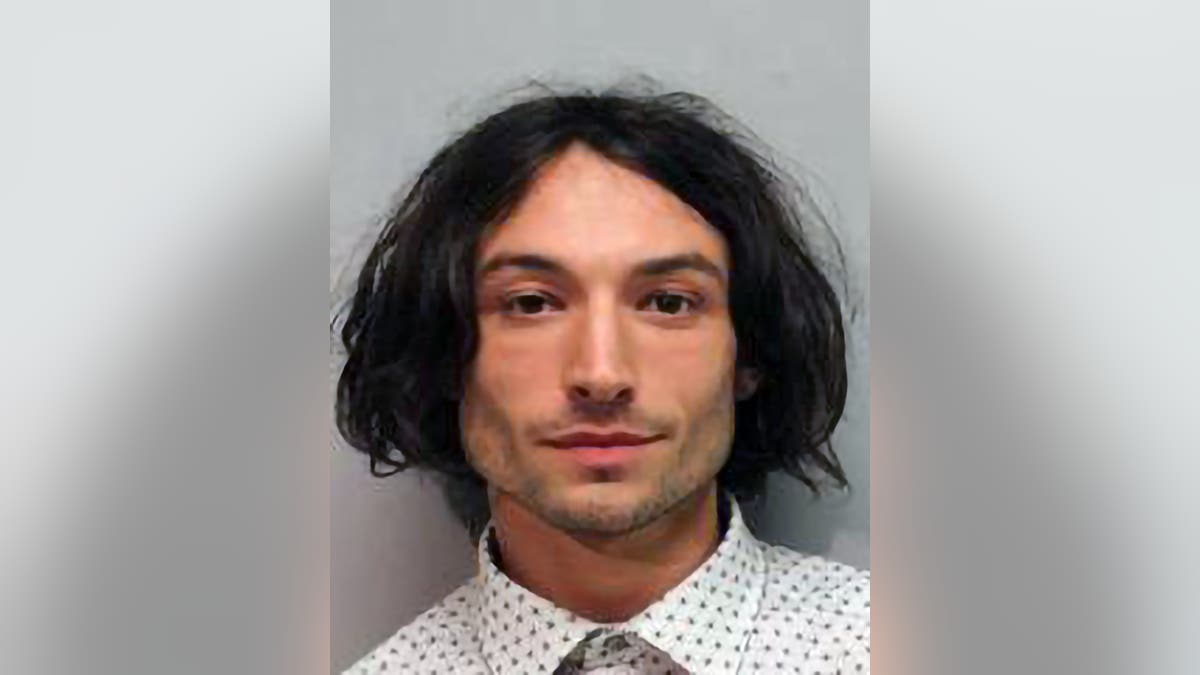 Ezra Miller's mugshot