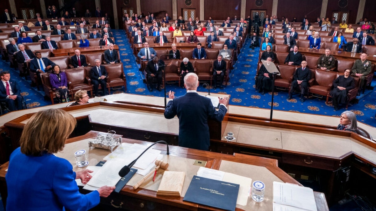 President Joe Biden delivers his first State of the Union address