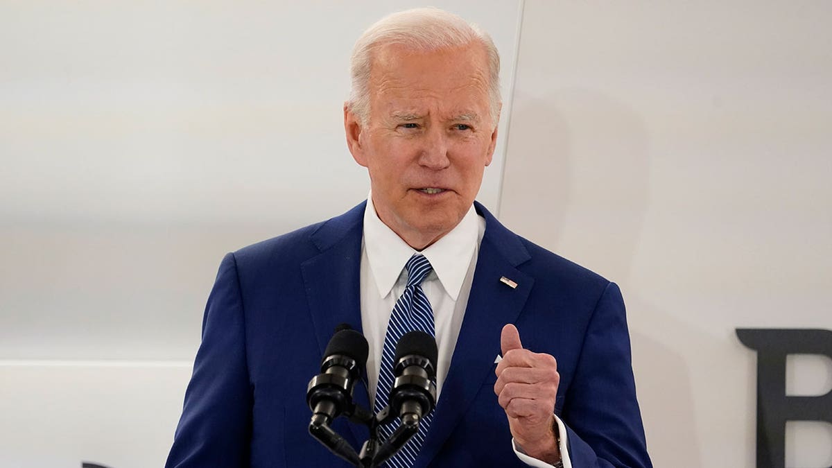President Joe Biden speaks at Business Roundtable's CEO quarterly meeting