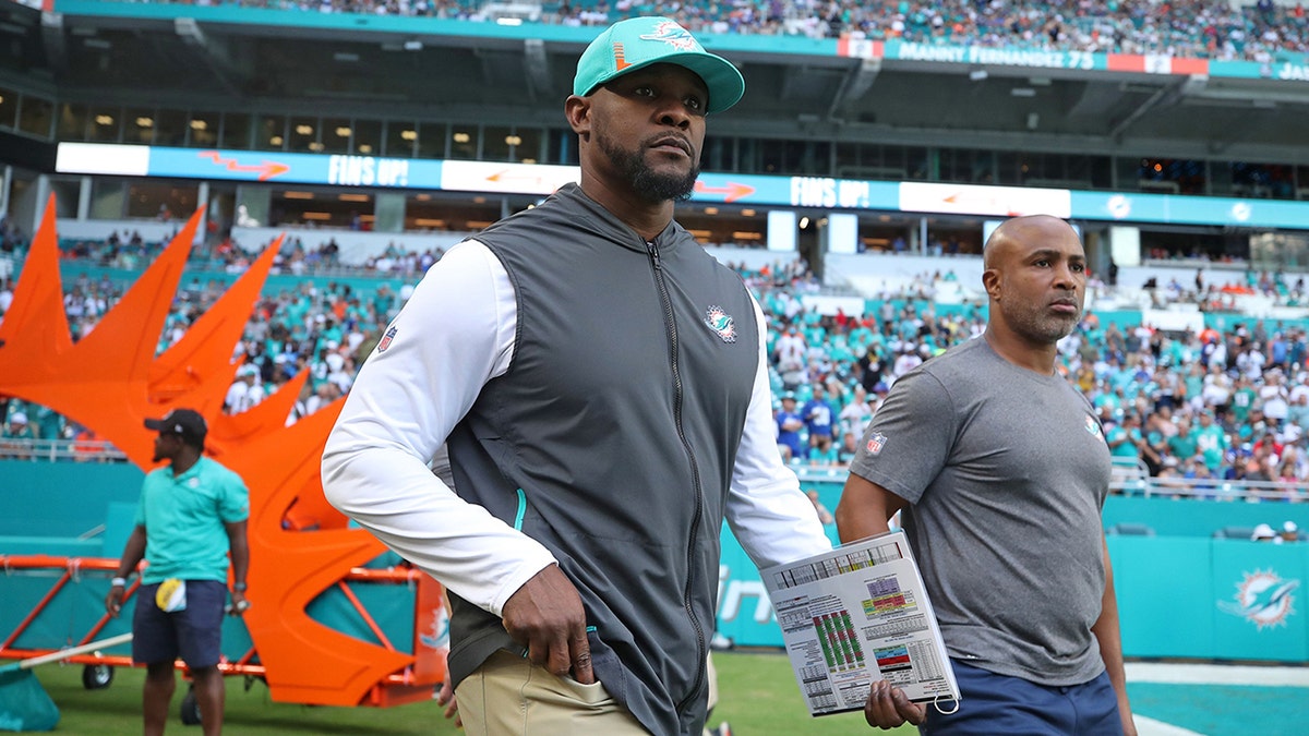 Dolphins coach Brian Flores