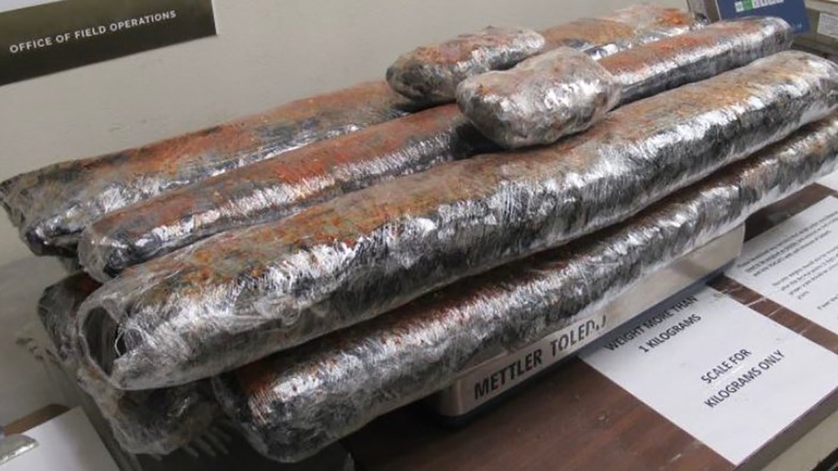 Border Protection officers in Texas intercepted more than $1 million in methamphetamine that was being smuggled across the border from Mexico on Sunday, authorities said.