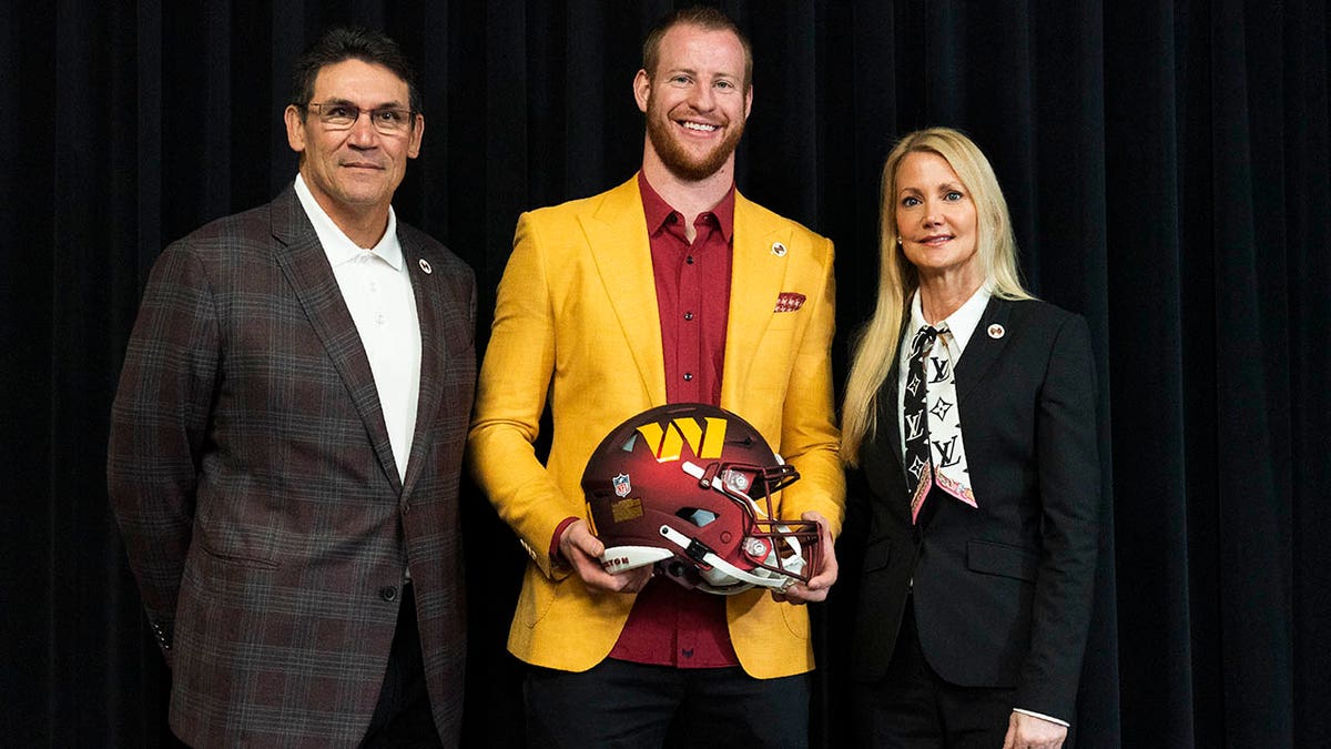 Daniel Snyder with Carson Wentz