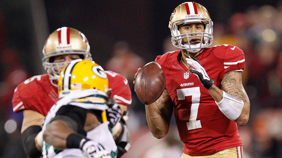 Quarterback Colin Kaepernick