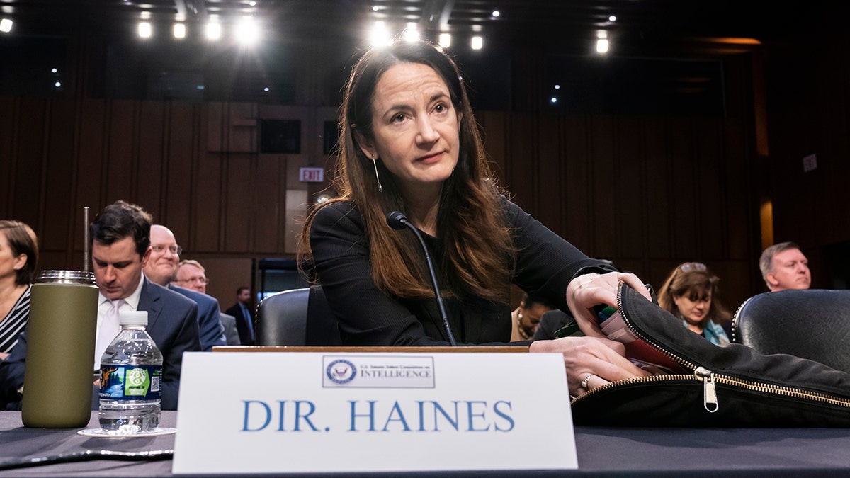 Director of National Intelligence Avril Haines appears before the Senate Intelligence Committee for a hearing on worldwide threats as Russia continues to attack Ukraine, at the Capitol in Washington, Thursday, March 10, 2022. (AP Photo/J. Scott Applewhite)