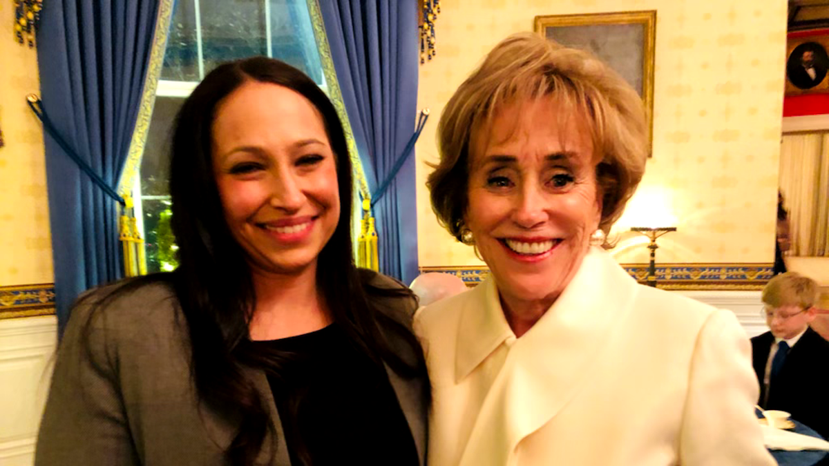 Danielle Robinson and Valerie Biden Owens