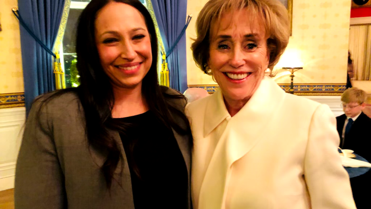 Danielle Robinson and Valerie Biden Owens