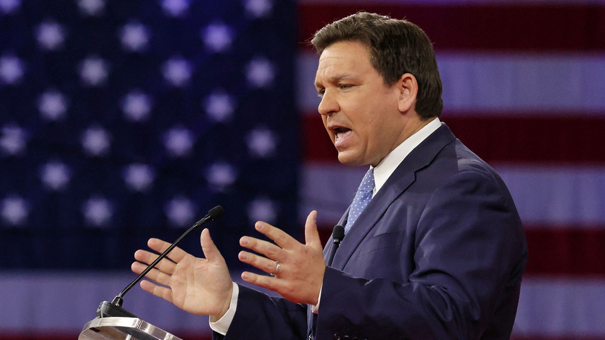 Florida Gov. Ron DeSantis speaks at CPAC