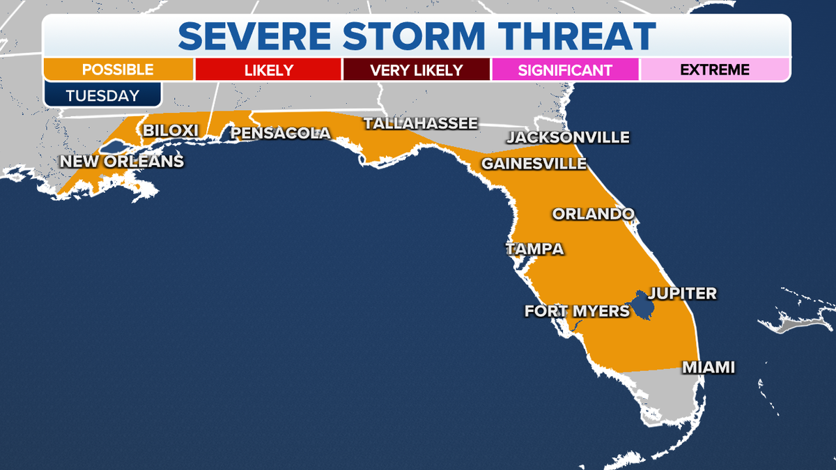 Florida severe storm threat