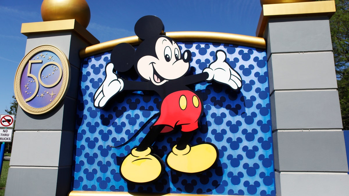 Entrance to Disney World in Orlando, Florida