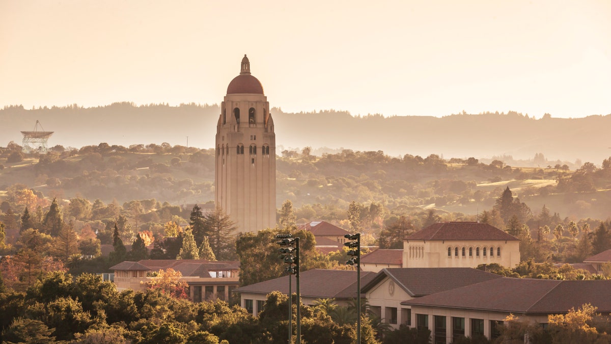 Stanford University elevated view