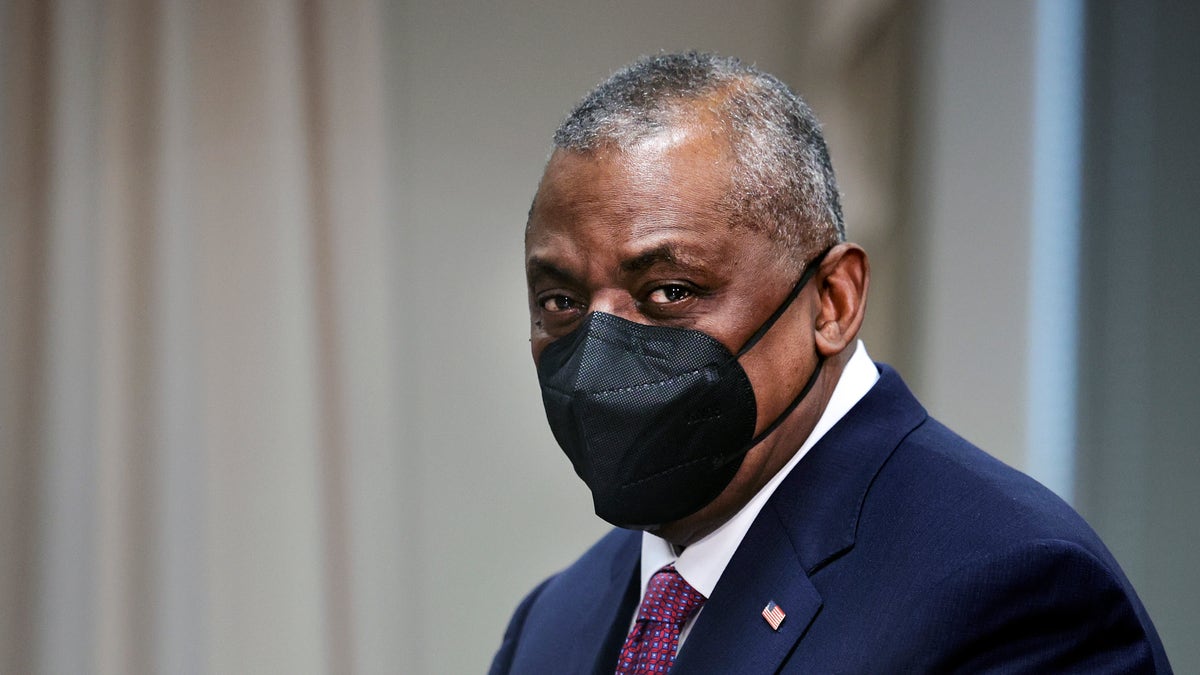 Secretary of Defense Lloyd Austin. (Photo by Kevin Dietsch/Getty Images)