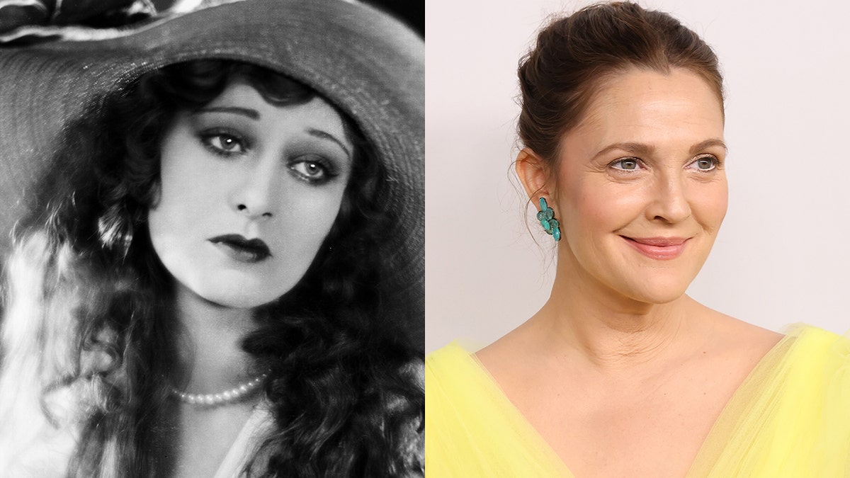 Dolores Costello and Drew Barrymore 
