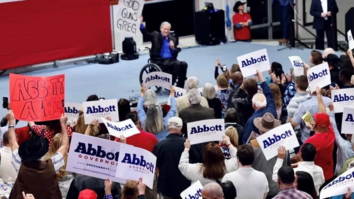 Greg Abbott rally