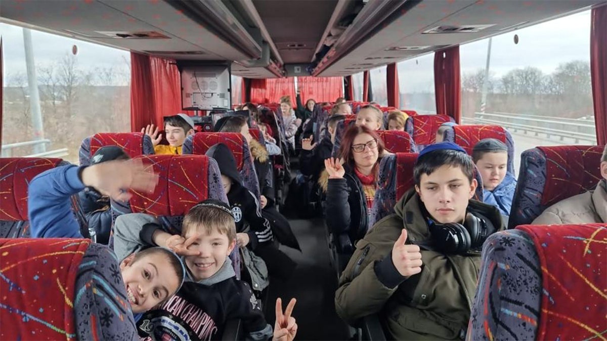 Ukrainian children from an orphanage in Zhytomyr 