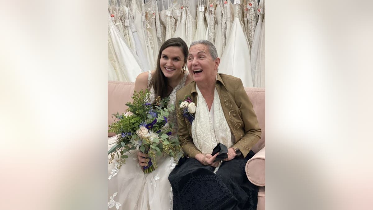 Christine Gilbert (left) and her mom, Colleen Gilbert, have been living together for two years.