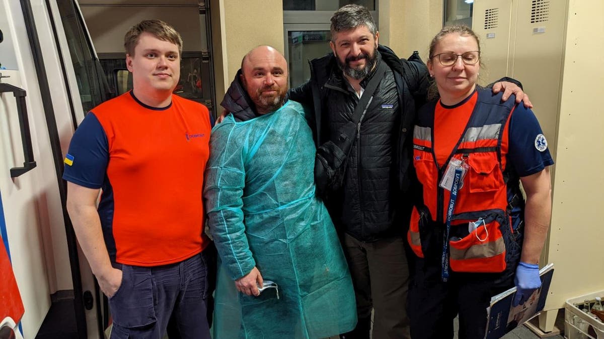 Medical staff and volunteers who worked on Project Dynamo's mission 'GEMINI' rescue