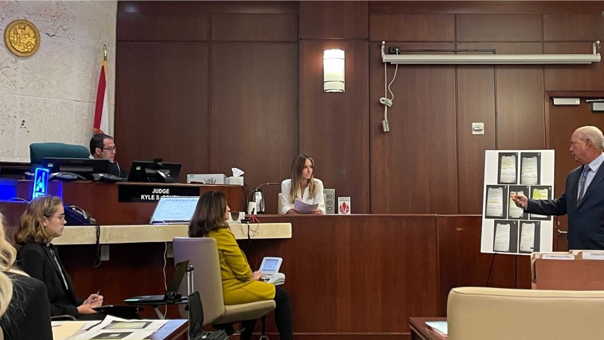 Ava Majury testifies in a Collier County court on March 28, 2022. (Credit: Fox News/ Audrey Conklin)