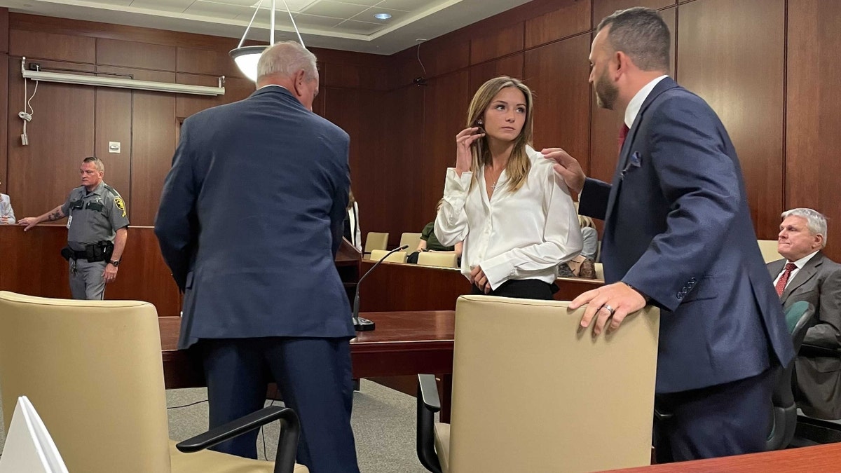 Ava Majury in a Collier County court on March 28, 2022. (Credit: Fox News/ Audrey Conklin)