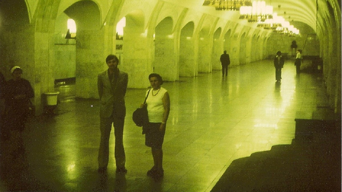 Jack Barsky and his mother in Moscow