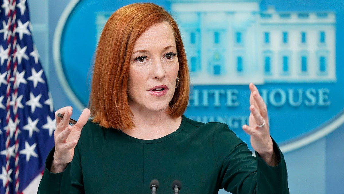 White House press secretary Jen Psaki 