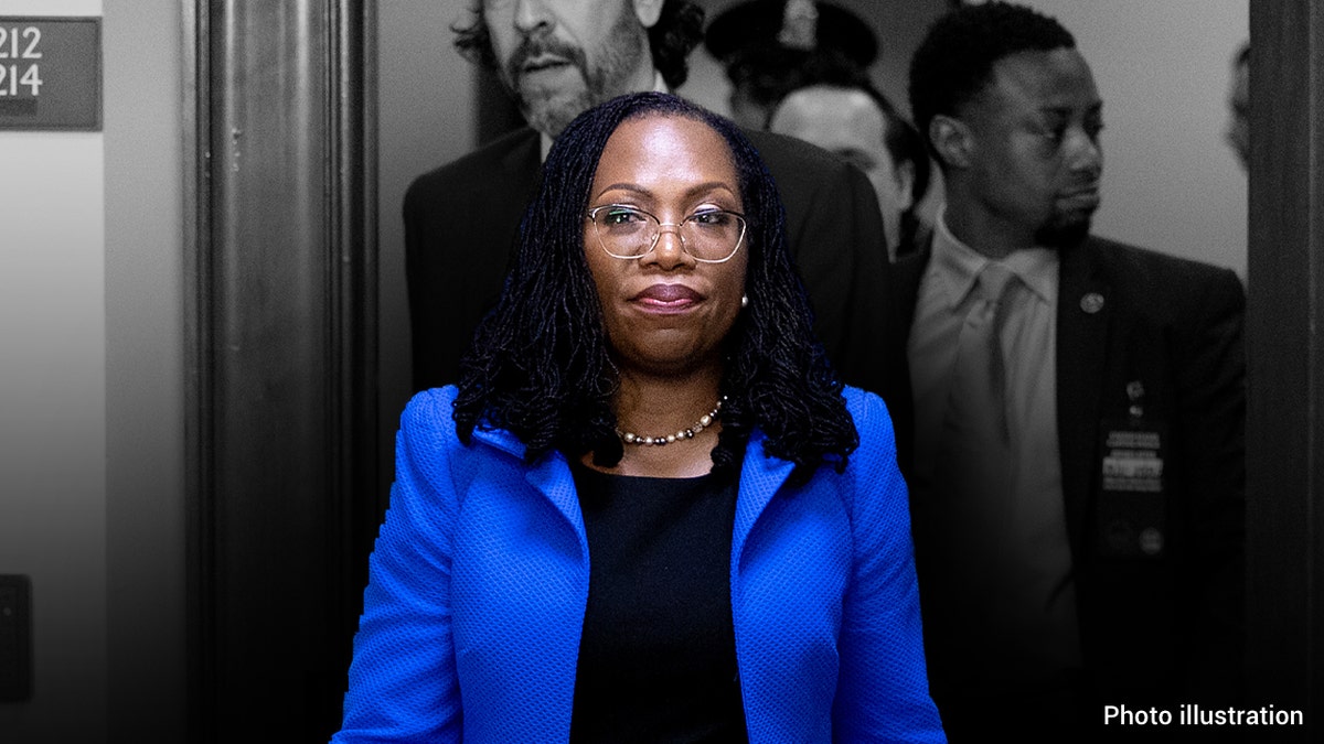 Ketanji Brown Jackson, associate justice of the U.S. Supreme Court nominee for U.S. President Joe Biden, departs a Senate Judiciary Committee confirmation hearing in Washington, D.C., U.S., on Wednesday, March 23, 2022.