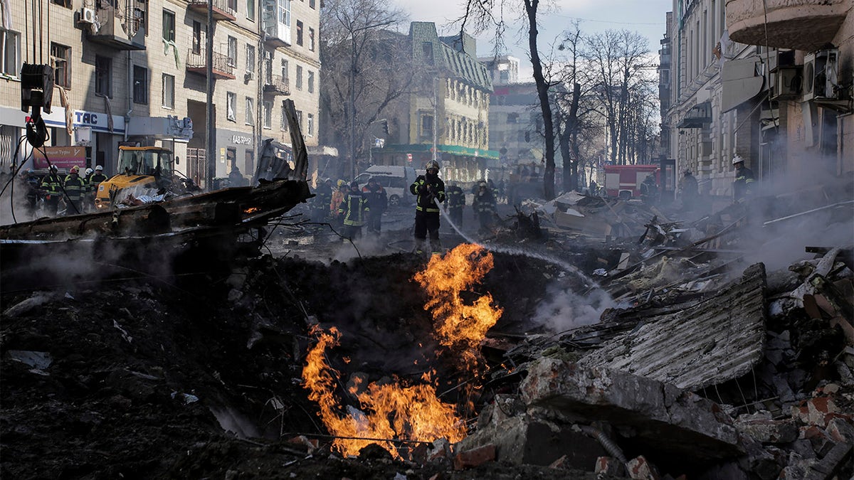 Kharkiv rocket attack Ukraine