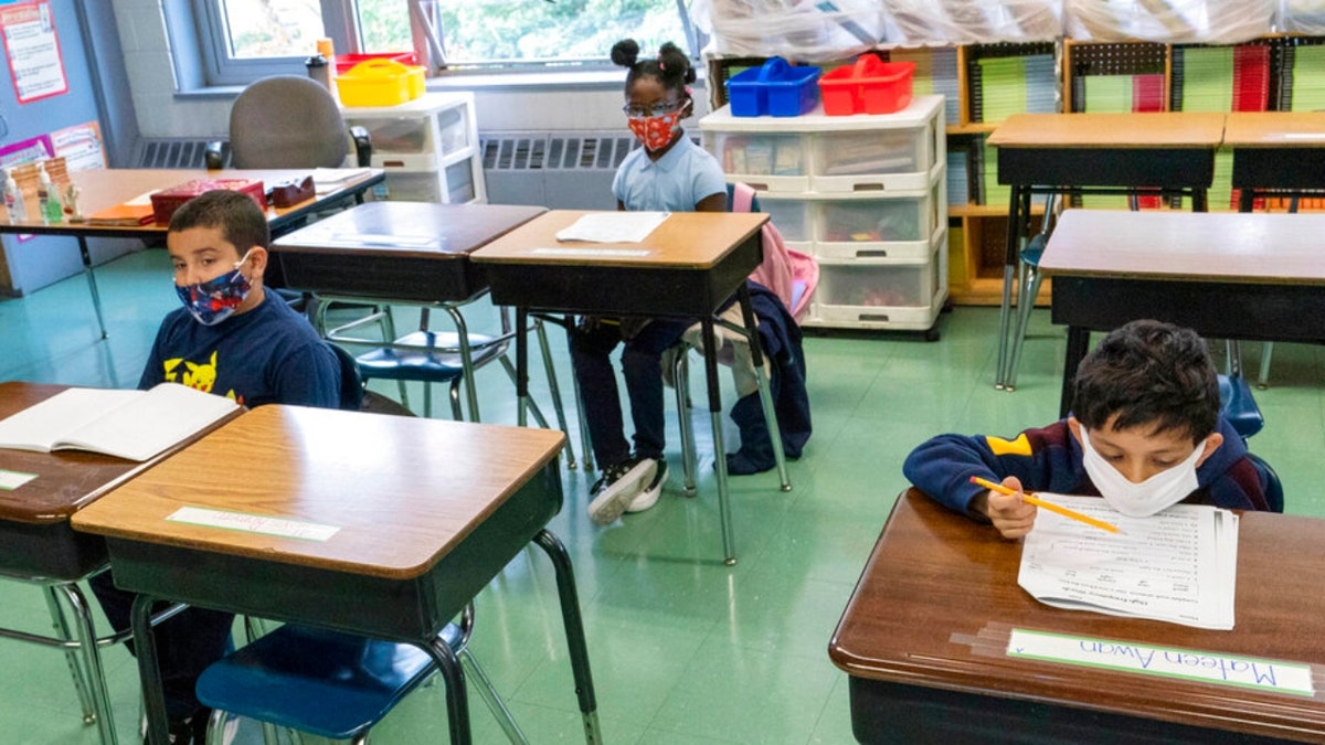 New York City schoolchildren classroom