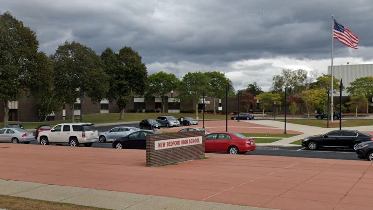 New Bedford High School. Two students were evaluated Thursday for exposure to chemicals in the school science lab, officials said. Another 22 were also evaluated as a precaution. 