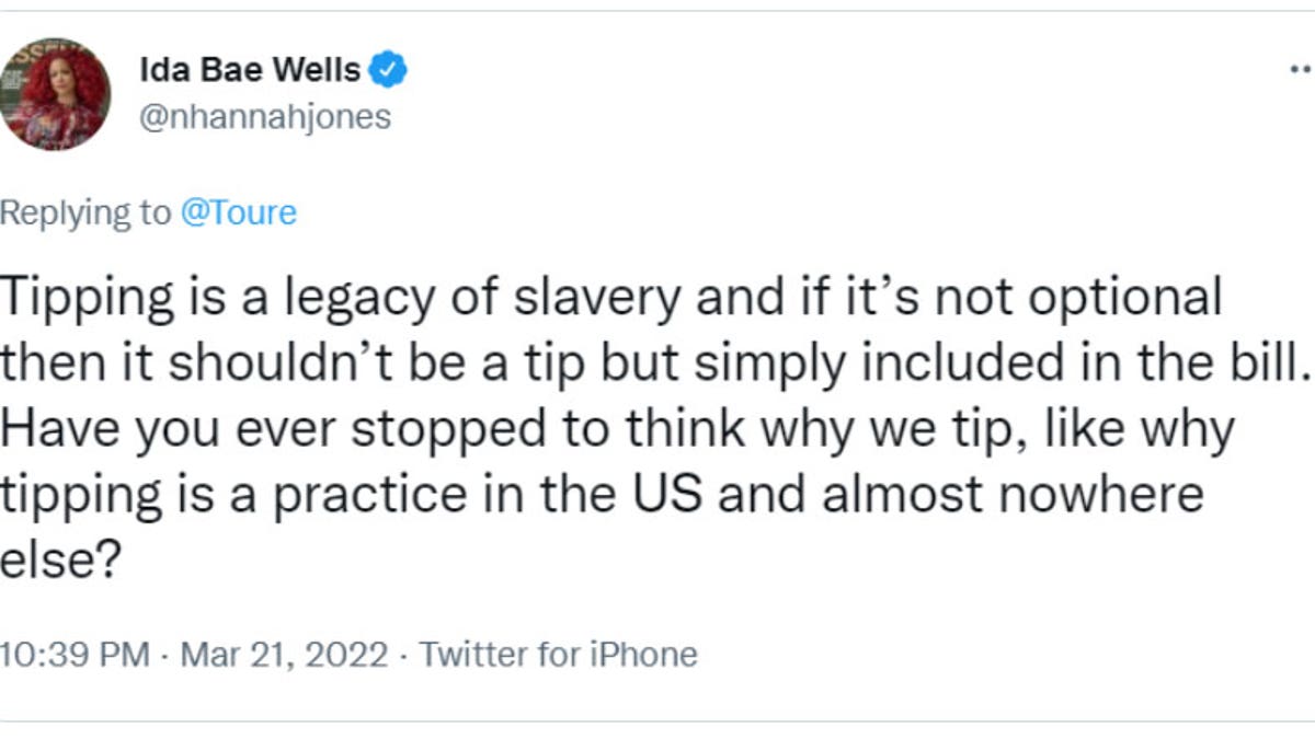 Nikole Hannah-Jones Tweet