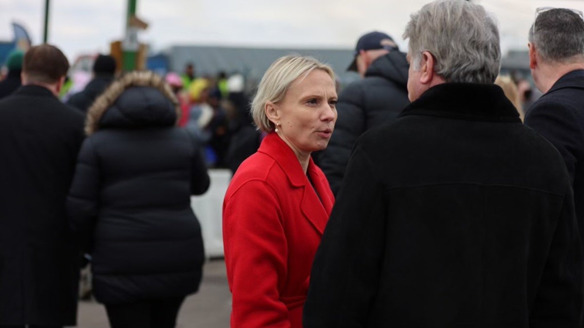 Rep. Victoria Spartz, R-Ind., traveled to the Ukraine-Poland border the weekend of March 4, 2022, to see firsthand the humanitarian crisis created by the Russian invasion of Ukraine. (Photo courtesy of Rep. Victoria Spartz's office)