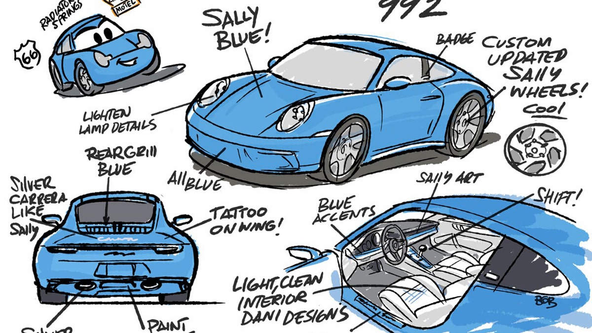 The car will feature several design elements from the movie car.