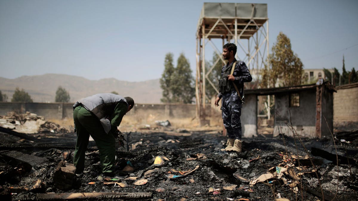 Yemeni police air strike