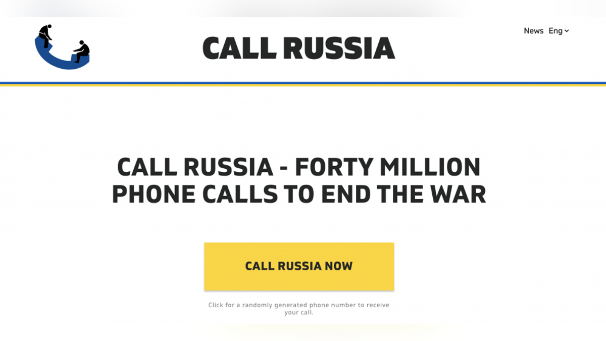 CallRussia.org website