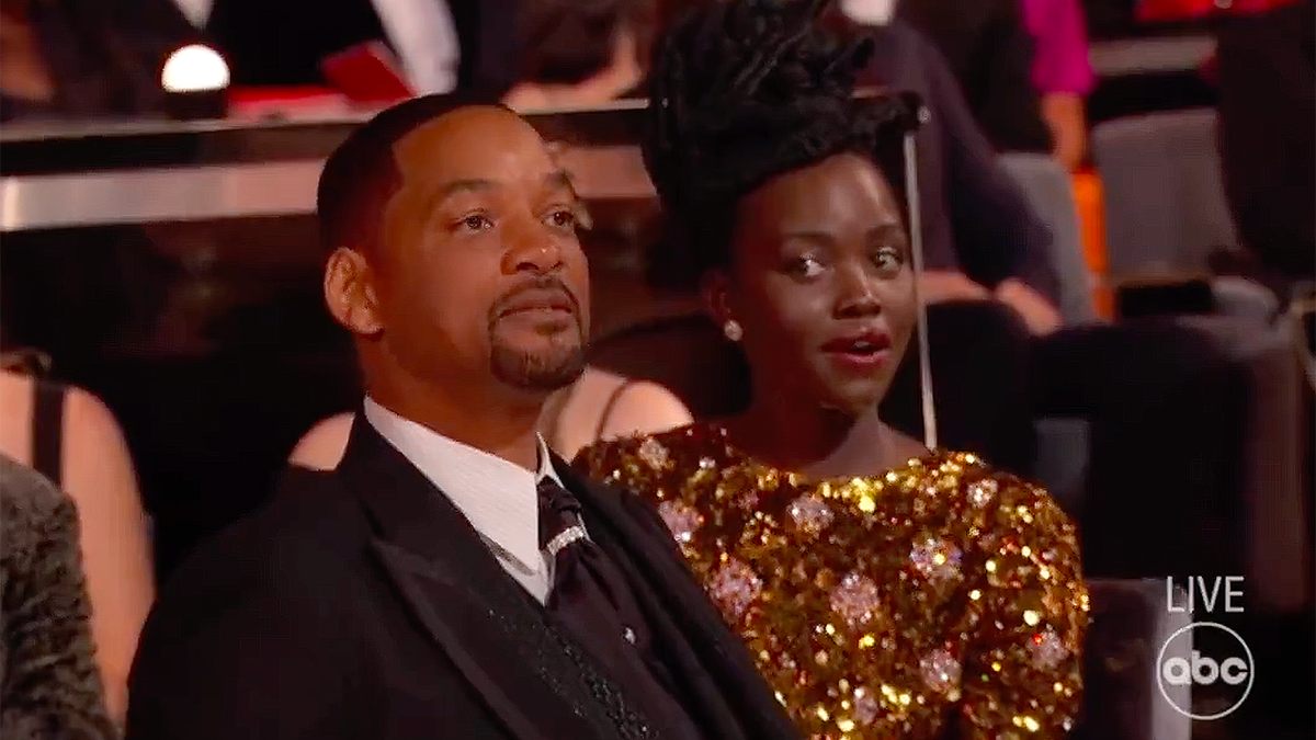 Lupita Nyong'o reaction Academy Awards