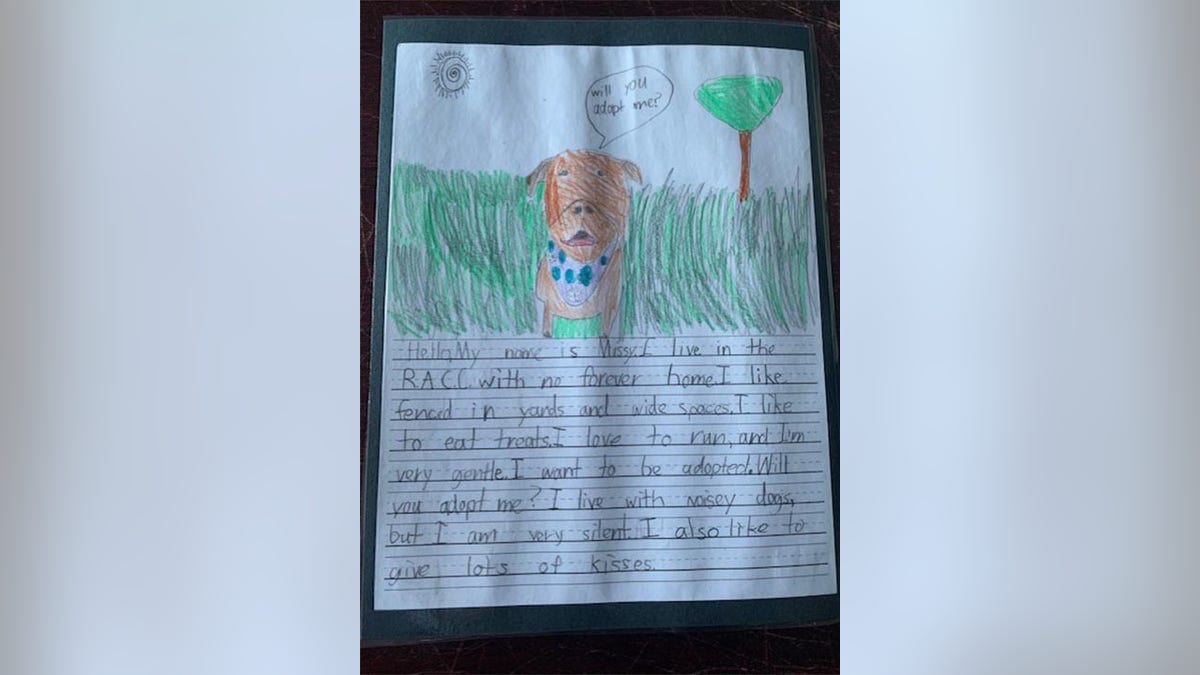 Christie Peters, director of Richmond Animal Care &amp; Control (RACC), told Fox News Digital that she worked with her son’s teacher, Kensey Jones, on a project in which elementary school students wrote persuasive letters from the perspective of shelter animals wanting to be adopted.
