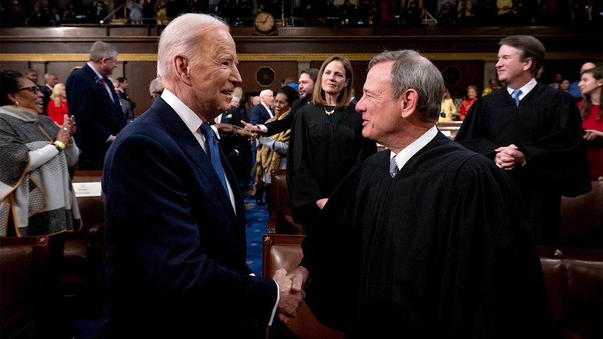 President Biden Chief Justice Roberts