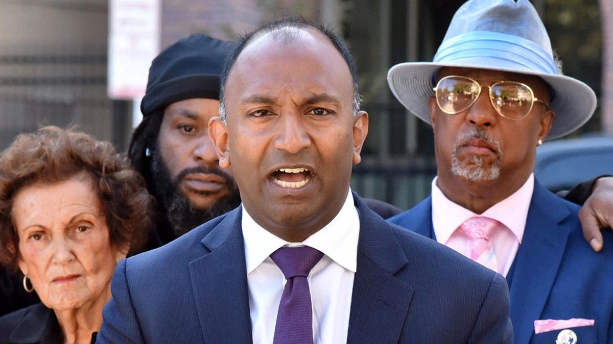 Mayoral candidate Thiru Vignarajah during a news conference on Oct. 14, 2019, in Baltimore. 