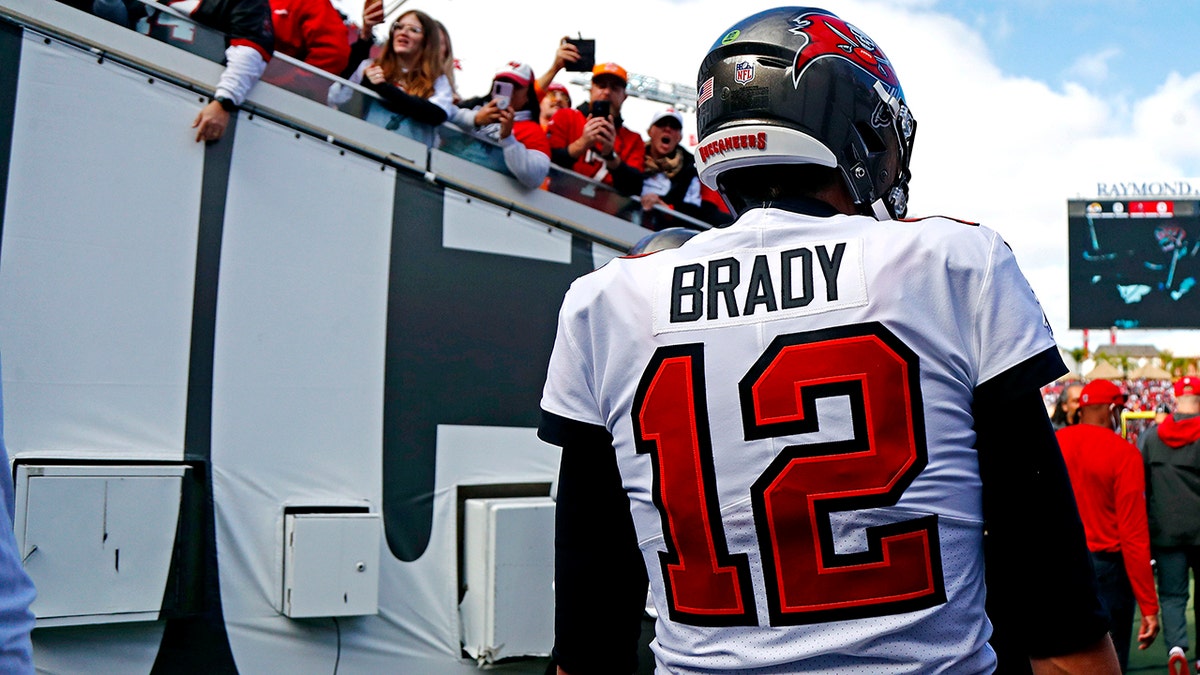 Brady in the tunnel in Tampa