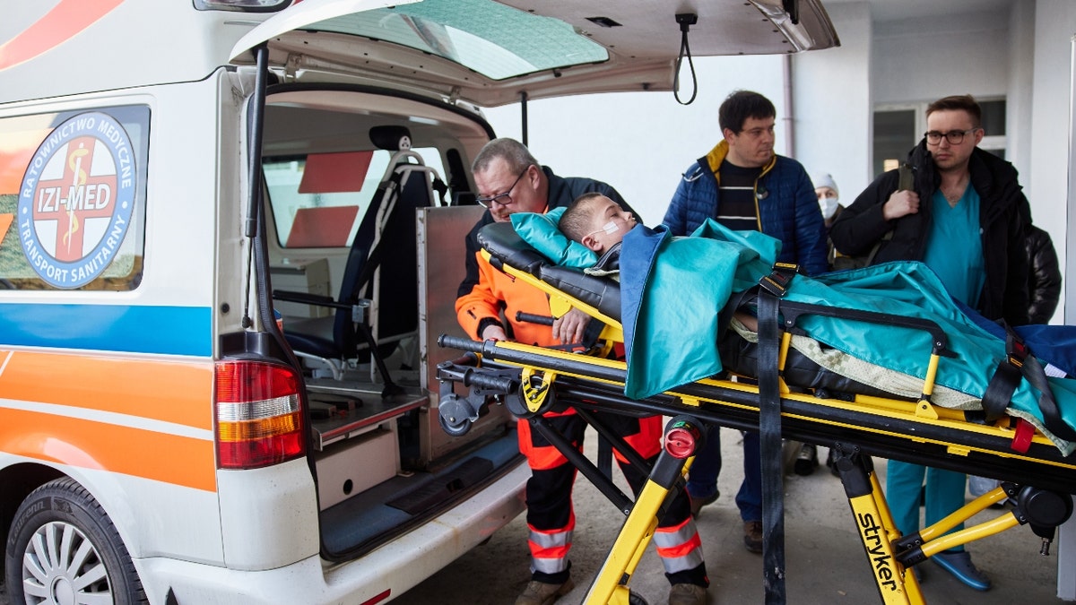 The Lviv Regional Children’s Specialized Clinical Hospital is catering to sick children, including children with cancer, who have have fled other regions in the country, seeking safety and treatment. (Viktor Moskaliuk/ UNICEF)