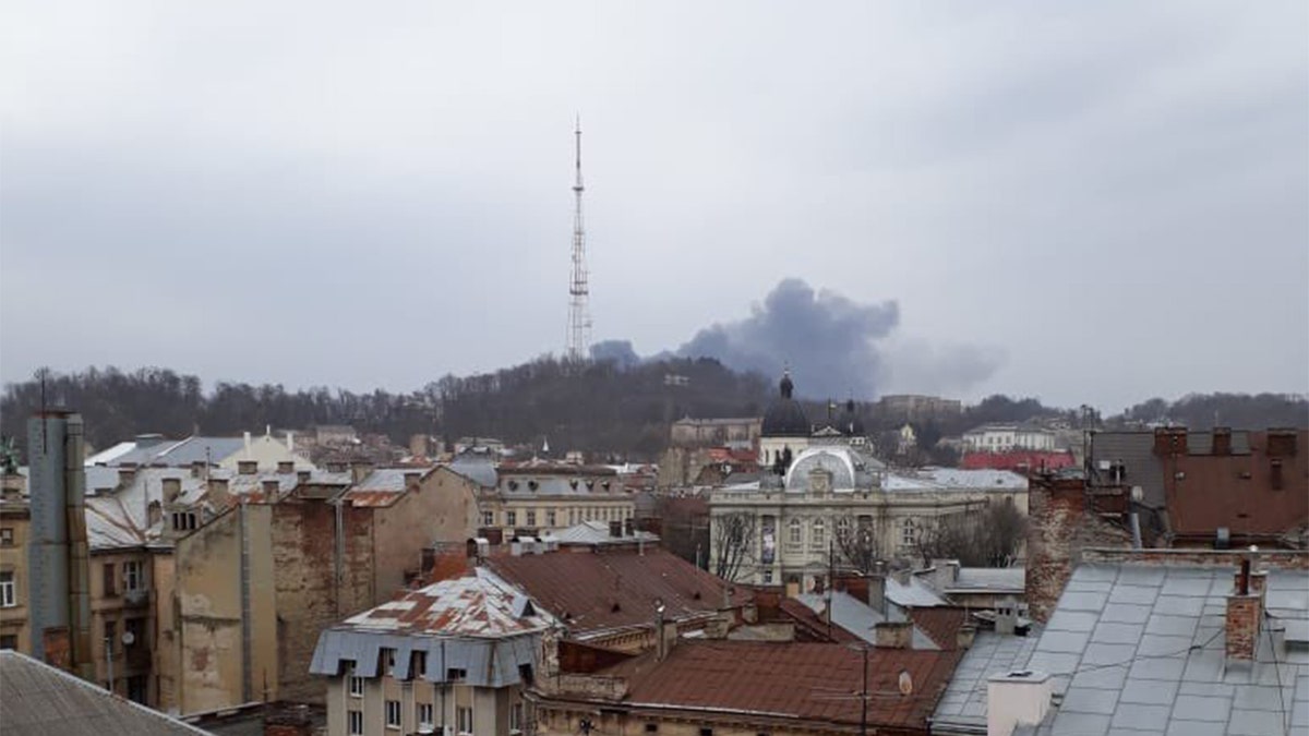 Explosions in Lviv