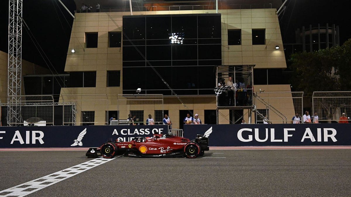 Ferrari's driver Charles Leclerc led his teammate Carlos Sainz Jr. to a 1-2 finish at Bahrain.