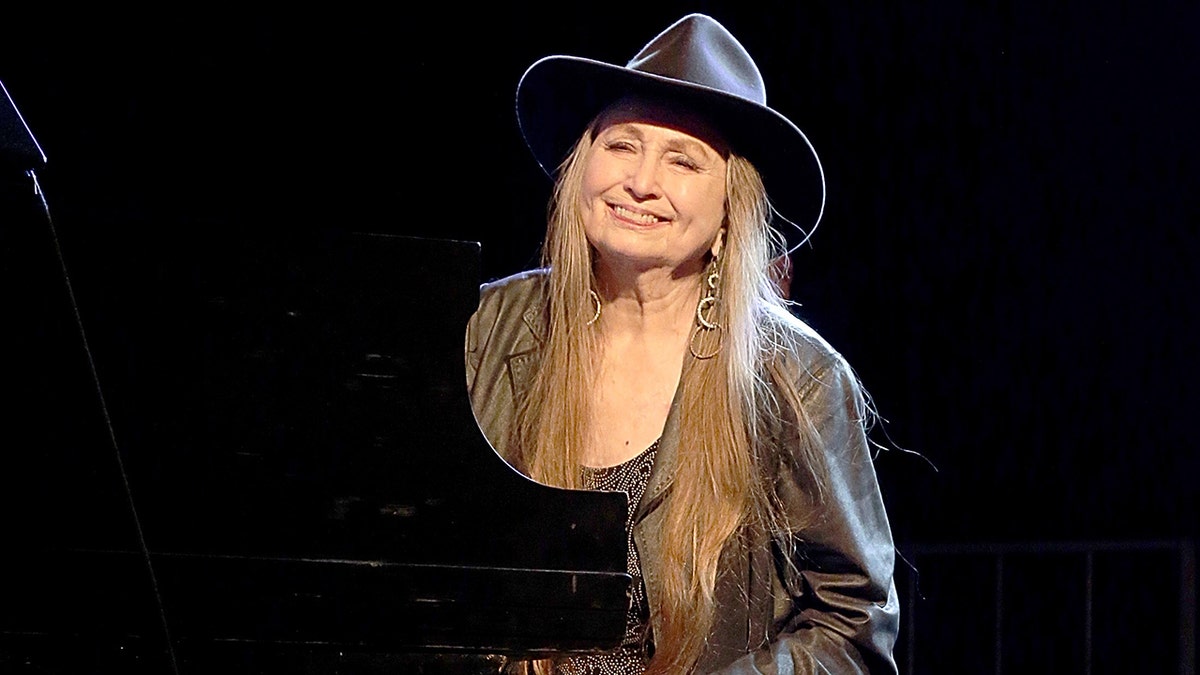 Bobbie Nelson performs in concert with Willie Nelson during The Luck Banquet on March 13, 2019, in Luck, Texas.  