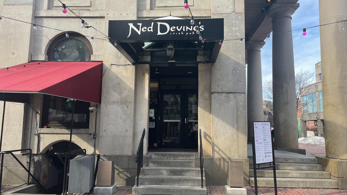 Ned Devine's Irish Pub in Boston, Mass., on Thursday, March 10, 2022. The pub is known for its award-winning clam chowder.
