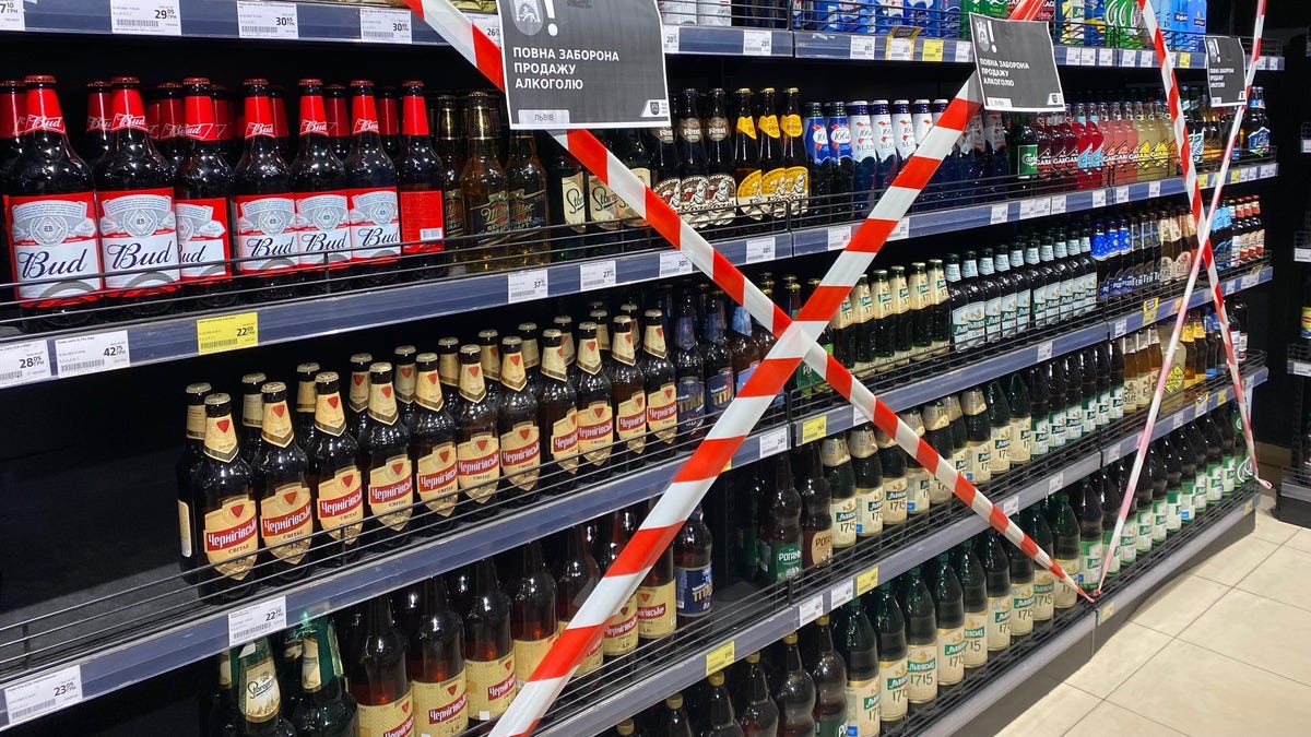 Lviv, Ukraine alcohol sales banned in Russia war